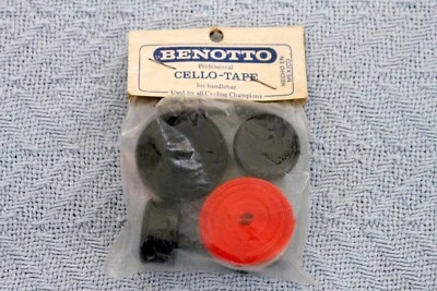 Vintage Benotto Professional Cycling Handlebar Tape Red / White / Blue Sealed - Image 1 of 4