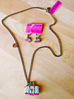 Betsey Johnson Jewelry Mixed Lot Purse Pendant w/ Anchor  Set NWT MSRP $105
