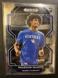 2022-23 Panini Prizm Draft Picks Basketball #54 Shaedon Sharpe (RC) Sliver Prism - Picture 1 of 2