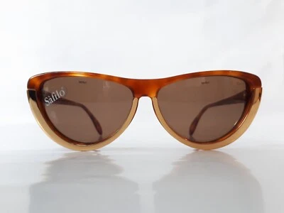 Gafas de sol Safilo mujer marrón dorado ovalado acetato ojo de cate vintage mod. Capriccio NUEVO EN STOCK Foto 1 de 4