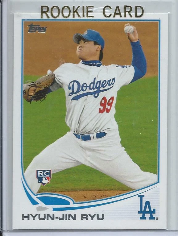 2013 Topps Hyun-Jin Ryu Rookie Card RC #661 Blue Jays Mint - Image 1 of 1