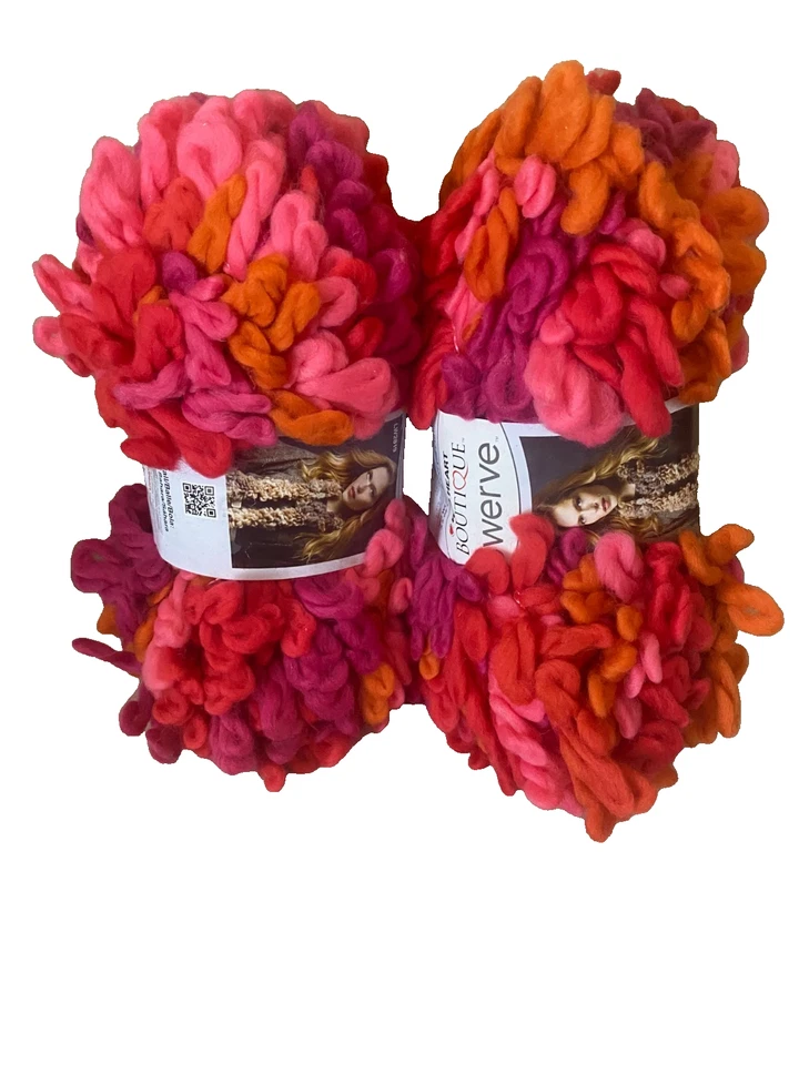 2 Red Heart Boutique Swerve Yarn Color Fizzy Bulky 6 Sahara #9344 — 第 1/1 张图片