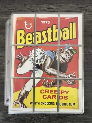 1975 Topps Wacky Packs Series 13 Complete Set 30/30 NM- Packages SORE BEASTBALL - Image 1 of 4
