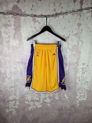 Vintage Adidas LA LAKERS Shorts NBA Home Basketball Yellow 2012-13 Men’s Size S - Image 1 of 4