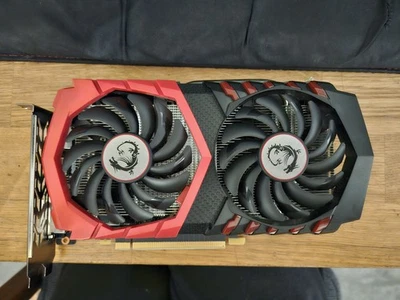 Nvidia GTX 1050 Ti (MSI Gaming X) gaming GPU, 4GB GeForce graphics video card - Image 1 of 3