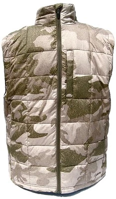 Cabela's Men's Ultra-Pack Prima-loft Series Down Outfitter Camo Hunting Vest  - Image 1 of 4