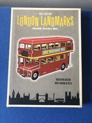 Rompecabezas 3D autobús de dos pisos London Landmarks 66 piezas Foto 1 de 4