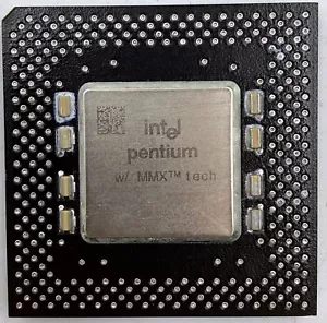 Intel Pentium MMX Processor SY060 200MHz Socket Socket 7 66MHz - Picture 1 of 2