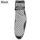 Ultra-Thin Transparent Tulle Socks Dot Lace Socks Female Meias Mesh Ankle Socks