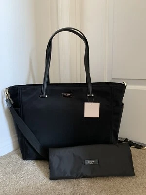 Nuevo bolso de pañales para bebé Kate Spade Dawn a rayas de nailon WKRU6218 $349 Foto 1 de 4