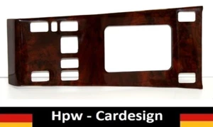 SCHALTKONSOLE SCHALTBRETT WURZELHOLZ HOLZ WOOD MERCEDES  W124 A124 NEU 9 - Picture 1 of 4