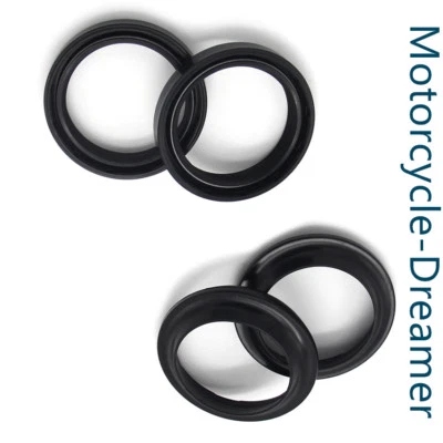 For Kawasaki Fork Dust Wiper Seals Kit ZRX1200S 2001-2004 Ninja ZX-10R 2004-2010 Foto 1 de 4