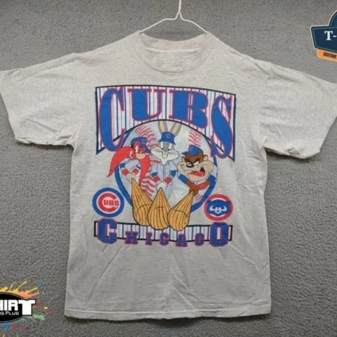 Chicago Cubs Baseball Team Retro VTG 1993 Taz T-Shirt Gift For Fans Cover