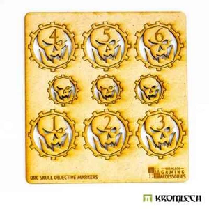 MARCADORES DE OBJETIVO CALAVERA KROMLECH ORC - HDF - Imagen 1 de 1