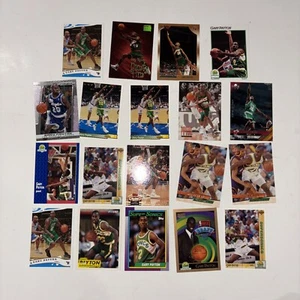 Lot (19) Gary Payton Basketball Cards Base Insert Parallel Prizm Sonics - Picture 1 of 5