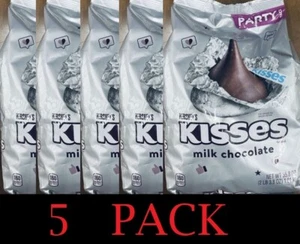 5x Hershey's Kisses Milk Chocolate PARTY PACK 35.8 Oz Bag - FREE SHIP - 5 PACK - Picture 1 of 3