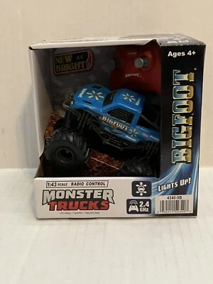 Monster Trucks Bigfoot Radio Control RC Walmart Camión Escala 1:43 Foto 1 de 4