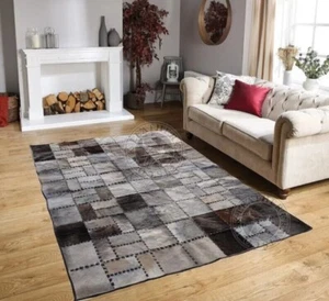 Cowhide New Large Cowhide Skin Rug Leather Carpet New Hair Carpet 8'X10'|9'X12 - Picture 1 of 5