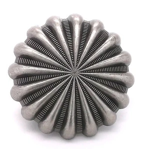 Pinwheel Concho Antique Nickel 1.5" by Stecksstore 2255-21 - Picture 1 of 1