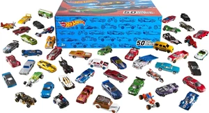 Camion e Auto Giocattolo Set di 50 Veicoli Confezionati Singolarmente Scala 1:64, Collezione - Foto 1 di 6