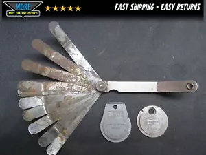 PROTO BENT VALVE GAP THICKNESS BENT FEELER GAUGE SET KASTAR CHAMPION PLUG GAPPER - Picture 1 of 5