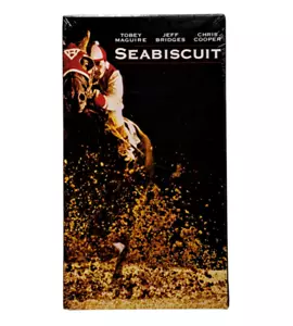 Seabiscuit VHS Tape Movie 2003 Tobey Maguire BRAND NEW FACTORY SEALED VCR Video - Imagen 1 de 3