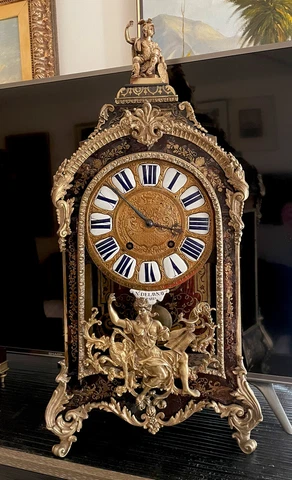 Rare Antique 18th Century French Boulle Bracket Clock By Nicolas Delaunay Cover