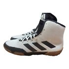 Adidas Mens Tech Fall 2.0 White & Black 2020 Wrestling Shoes FV2470 Size 13 D718