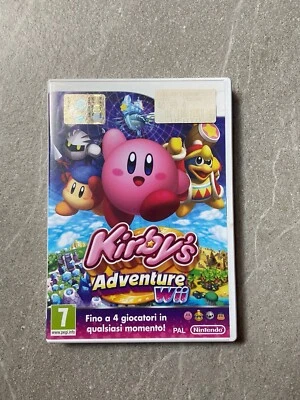 Kirby's Adventure Wii (Nintendo Wii, 2011), versione PAL ita, Completo Di Tutto - Immagine 1 di 3
