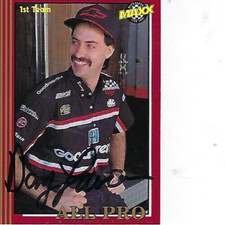 DANNY LAWRENCE SIGNED 1992 MAXX RED RACING #252 - NASCAR