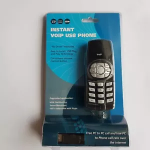 Instant VoIP USB Phone Handset for Windows 200 XP or higher laptop computer NEW - Afbeelding 1 van 11