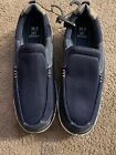 GEORGE Men’s Casual Moccasin Lightweight Shoes In Blue Size 10.5
