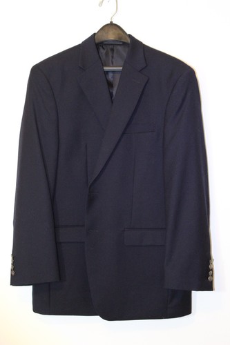 Giacca cappotto sportivo blazer blu navy 100% lana Michael Kors taglia 40R