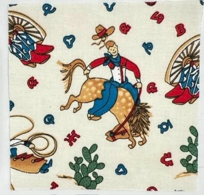 WESTERN COWBOY Precuts 5" Charm Packs Quilt craft fabric SQUARES BUCKAROO - Image 1 of 4