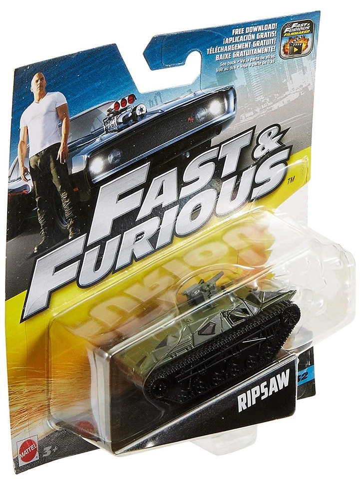 1:55 Fast & Furious 8 Die Cast Ripsaw - Numero 22 Di 32 (Asst. FCF35) - FCF57 - Immagine 1 di 3