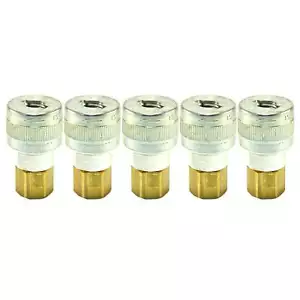 Schrader - Trist Lock attacco rapido attacco tubo aria raccordi connettore 1/4 spina NPT - Foto 1 di 4