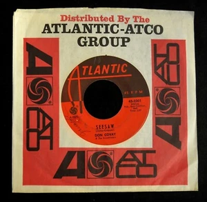 Don Covay Atlantic 2301 Seesaw and I Never Get Enough Of Your Love - Imagen 1 de 1