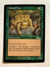BLOATED TOAD Urza's Legacy 1999 Magic The Gathering MTG Uncommon Green HP