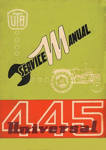 Libro manual de servicio de taller de tractor Universal 445 - Imagen 1 de 1