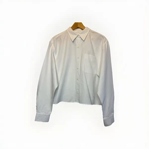 JW Anderson X Uniqlo Women's Shirt Size Medium White Cotton Blend Viral - Picture 1 of 16