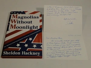 Magnolias Without Moonlight - Sheldon Hackney with Signed Written Card - Picture 1 of 4