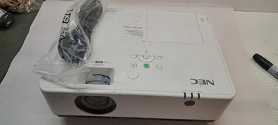 NEC NP-ME372W Projector 3LCD 3700 Lumens 1080p HDMI 16:10 RJ-45 USB Hours=736 - Image 1 of 4