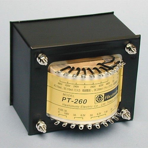 Hashimoto PT-95F 120V Power Transformer w/ ES & MS Shield [US Duty Paid