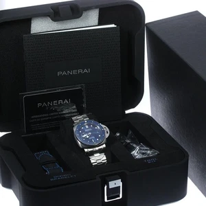 PANERAI PAM01068 Submersible Notte Automatic Men's #C073 - Picture 1 of 8