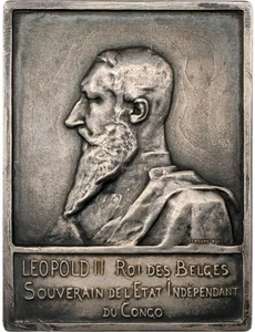 Bélgica - 1894 Leopoldo II "Exposición Internacional en Amberes" Placa NGC AU - Imagen 1 de 4