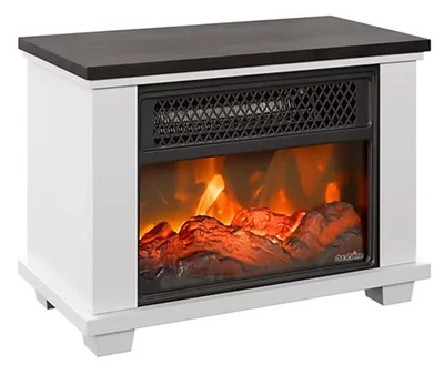 Calentador eléctrico portátil y chimenea de mesa Duraflame - blanco Foto 1 de 4