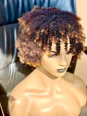 Peluca corta peinado mezcla Bang Hh (2 días para enviar) regalo para su color ombre Foto 1 de 4