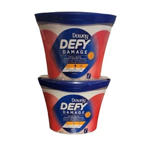 2 Downy Defy Damage Total-Wash Conditioning Beads Floral Scent 18.1 oz Sealed - Picture 1 of 1