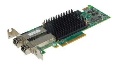 Emulex LPe16002 HBA 16 Gb/s Dual Port P005947-41C PCIe 3.0 SFP 2x MM 16GbE Low - Bild 1 von 2