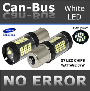 Samsung Canbus LED 1156 57W Projector lense White Xenon Backup Light Bulbs B64 - Picture 1 of 7